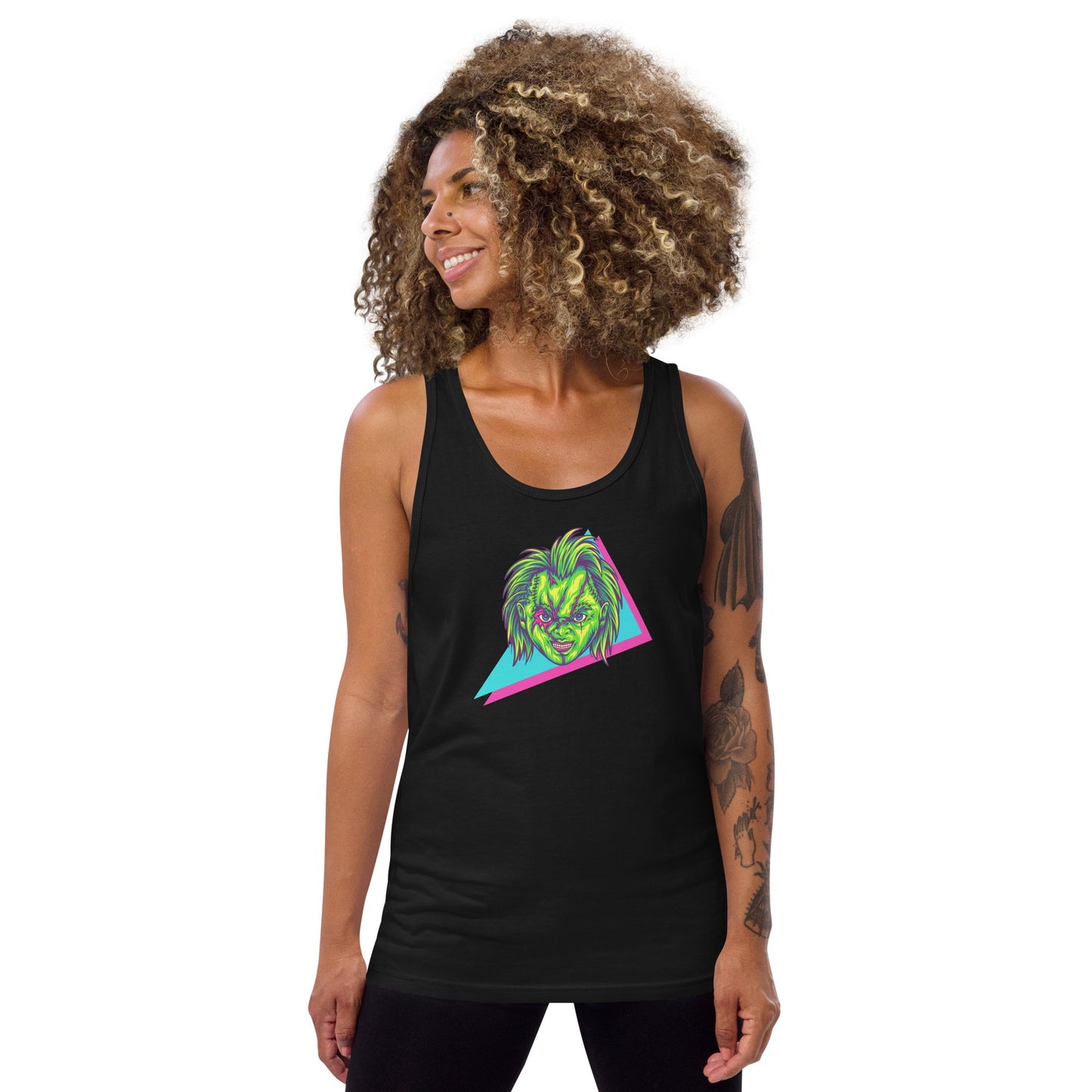 Zombie Chucky Retro Tank