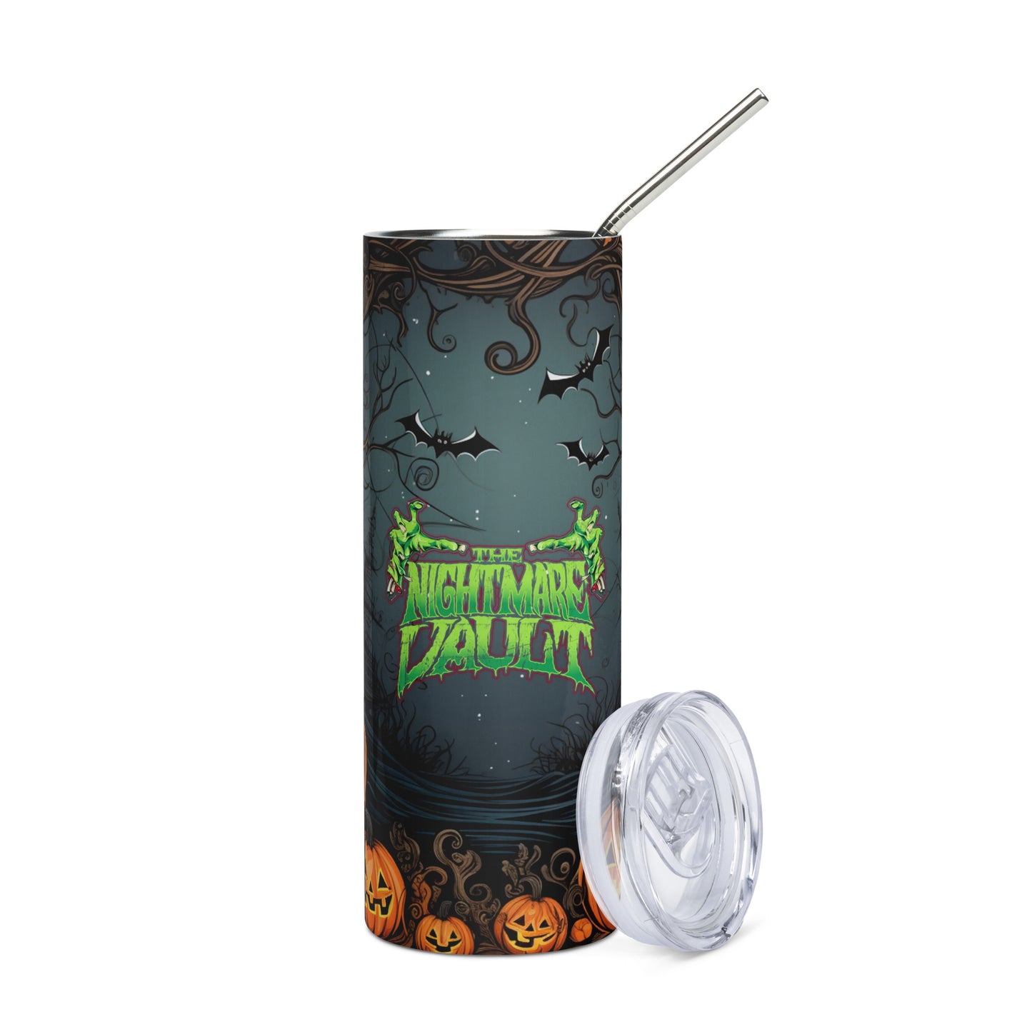 Jack Patch Nightmare Vault Logo Tumbler