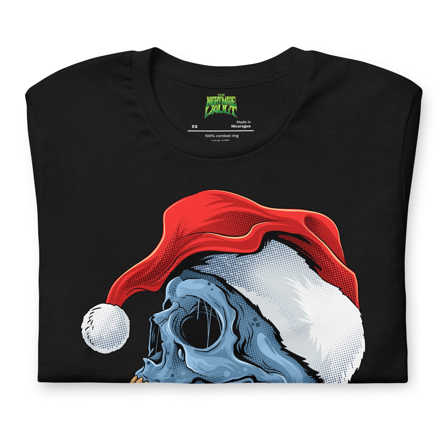 Santa Skull - Merry Christmas tee