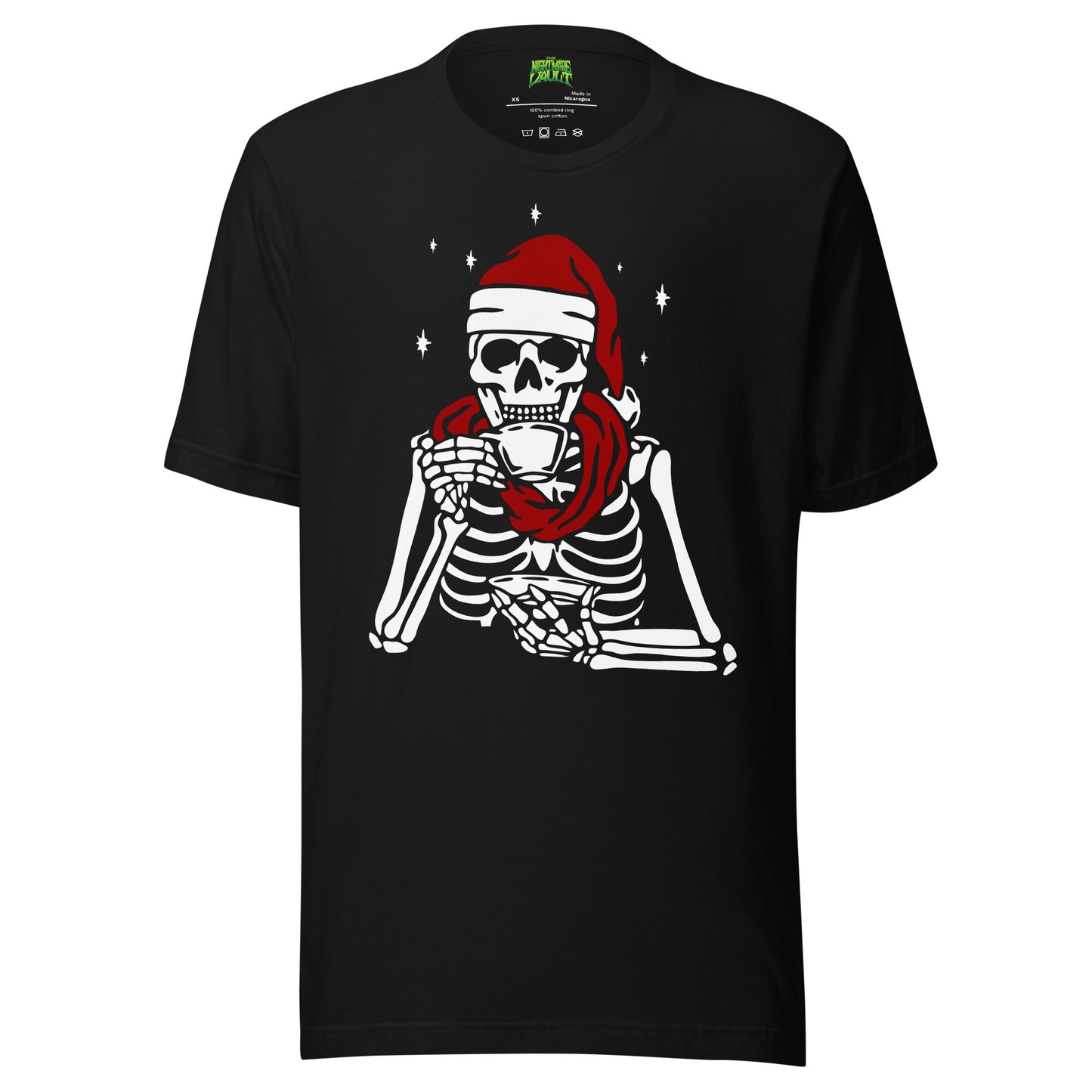 Skeleton Sipping tee