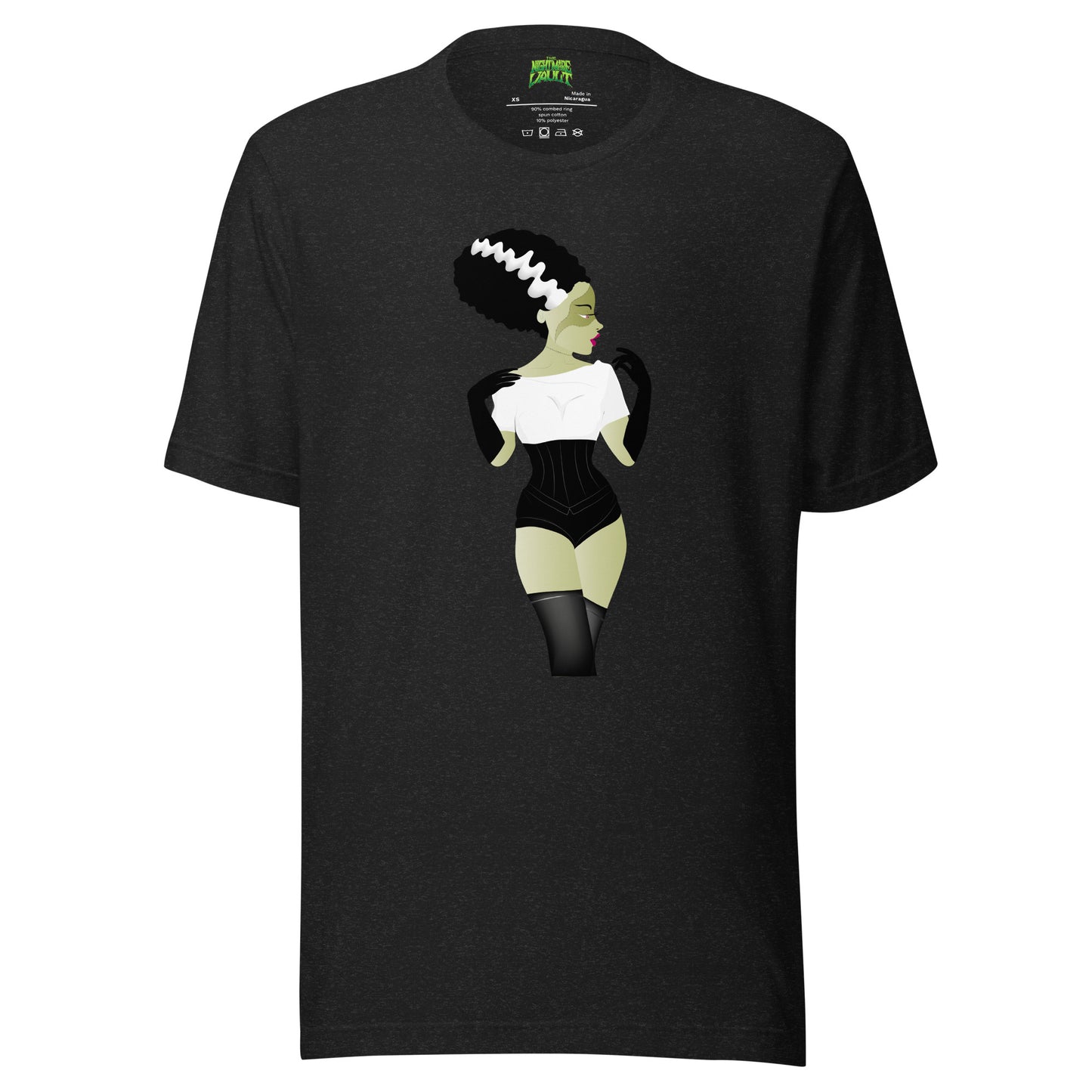 Pinup Bride of Frankenstein tee