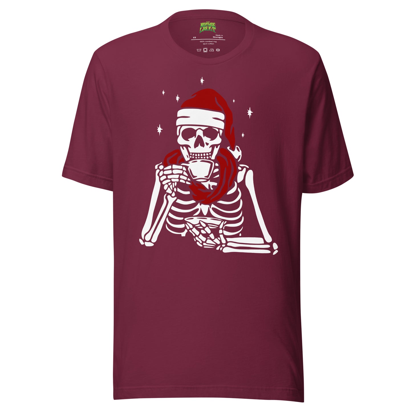 Skeleton Sipping tee