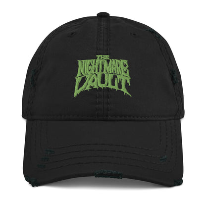 The Nightmare Vault Logo Distressed Dad Hat