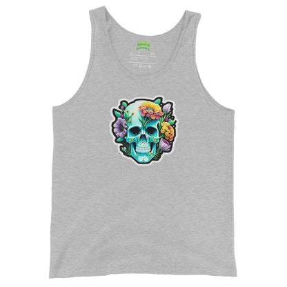 Candy Skull with Flowers Tank