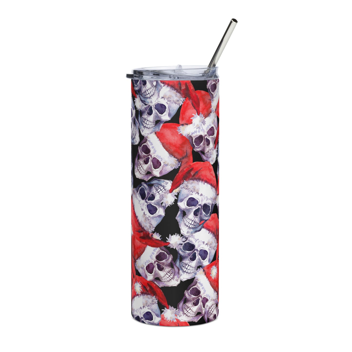 Santa Skull Tumbler