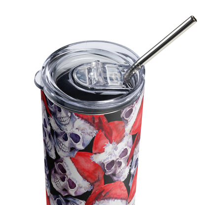 Santa Skull Tumbler