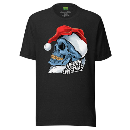 Santa Skull - Merry Christmas tee