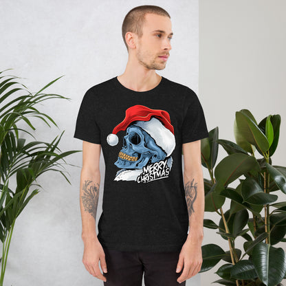 Santa Skull - Merry Christmas tee